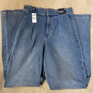 NWT Express relaxed Wide Leg Super High Rise jeans